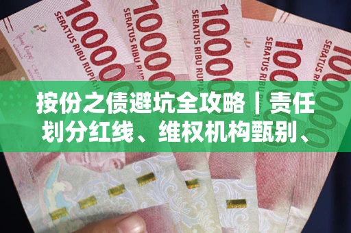 北京按份之债避坑全攻略｜责任划分红线、维权机构甄别、纠纷处理全流程拆解