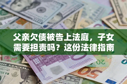 北京父亲欠债被告上法庭，子女需要担责吗？这份法律指南必须看完