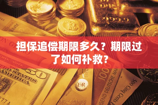 北京担保追偿期限多久？期限过了如何补救？