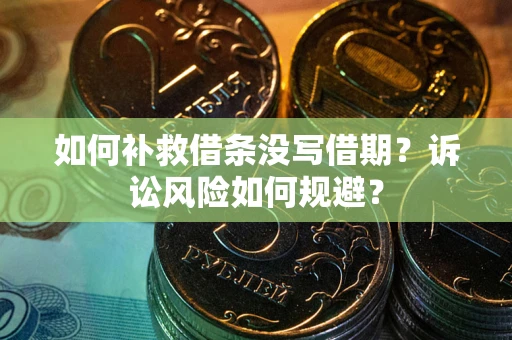 北京如何补救借条没写借期？诉讼风险如何规避？