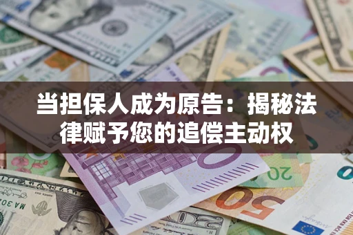 北京当担保人成为原告:揭秘法律赋予您的追偿主动权 北京当担保人成为原告:揭秘法律赋予您的追偿主动权